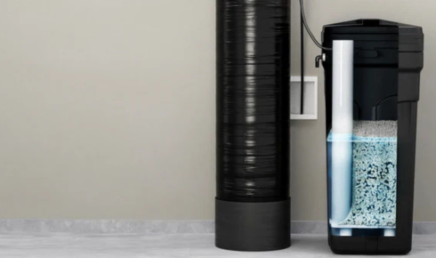 how much water should be in brine tank