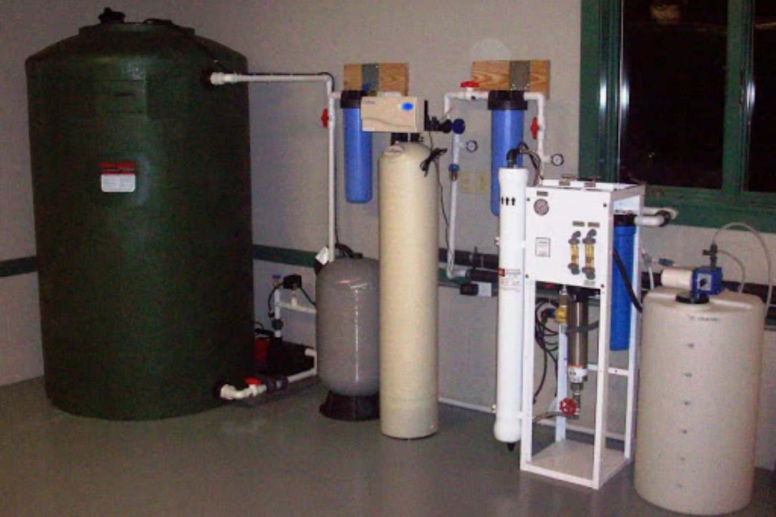 staged sediment filtration